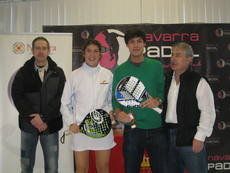 Haizea Zamora e I&ntilde;igo Zaratiegui, Campeones Navarros de Parejas Mixtas